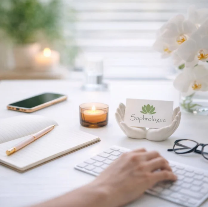 Prise de contact femme sophrologie avec Linara